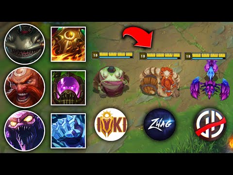 WE RAN THE BEEFY BOYS COMP AND NONE OF US COULD DIE! (ft. IOKI) - League of Legends