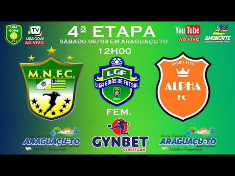 LIGA GOIÁS GYNBET.COM 2024 - MUNDO NOVO FC X ALPHA BARRO ALTO