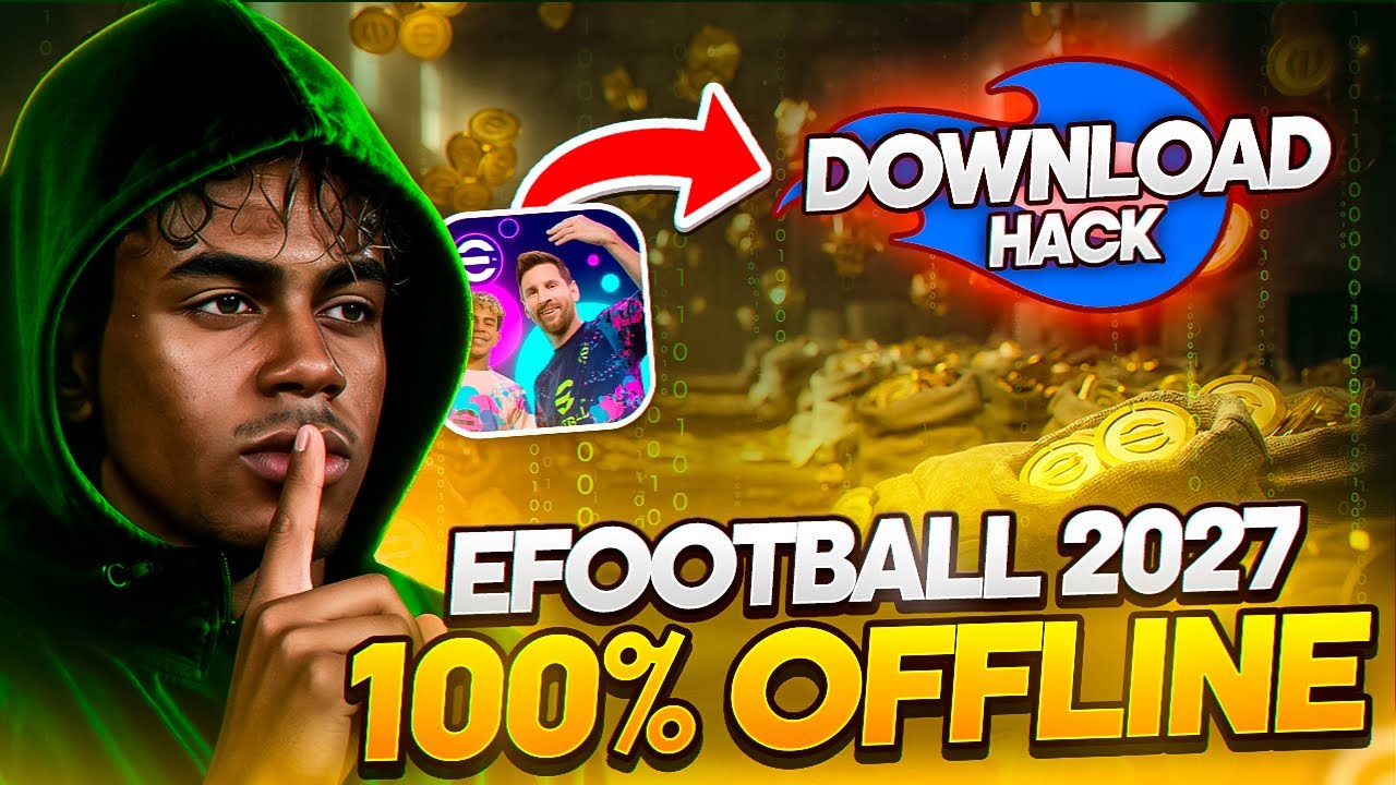ASI PUDE Jugar EL EFOOTBALL 27 HACKEADO😳TODO ES GRATIS🎁Nueva Version ACTUALIZADA!✅