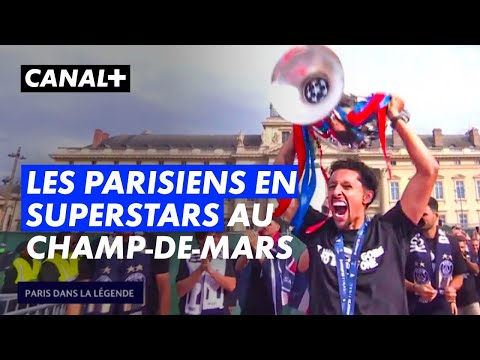 Le défilé LÉGENDAIRE du PSG au CHAMP-DE-MARS 🏆 - Ligue des champions