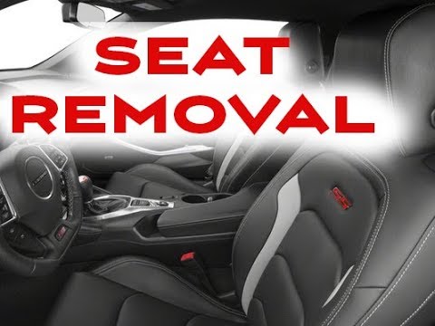 6th Gen Camaro Front Seat Removal