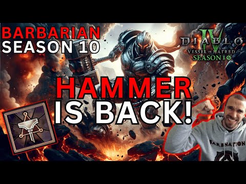 INSANE Damage With This Hammer Of The Ancients Build In Diablo 4 Season 10!