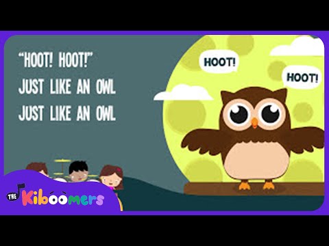 Owl Song for Kids | Animal Songs for Children | The Kiboomers