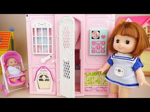 Baby doll house kitchen and camping play