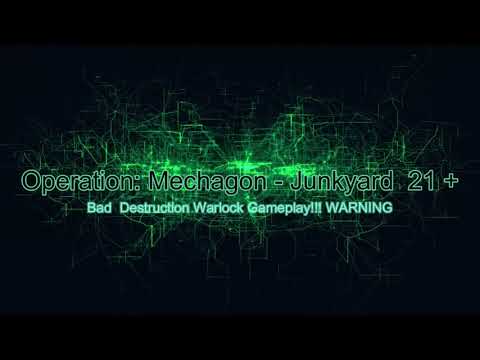 World Of Warcraft 😍 Mythic Plus Dungeon 🤩 Mechagon Junkyard 21+ 😵 Destro Warlock BFA 8.3