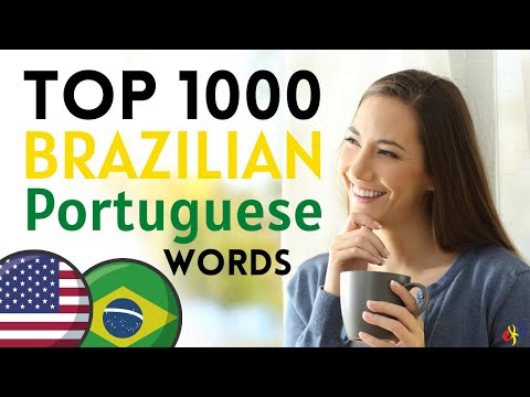Top 1000 Brazilian Portuguese WORDS You Need to Know 😇 Learn Portuguese and Speak Like a Native 👍