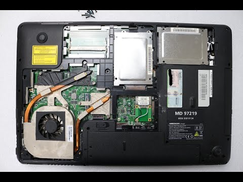 Medion akoya P7611 SSD RAM Einbau Test