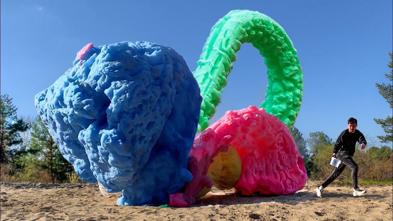 EXPERIMENT : 4 Worms Toothpaste from Coca-cola ,Sprite ,Fanta , Mirinda and MENTOS