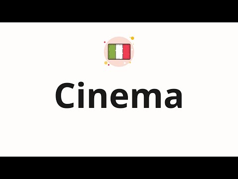How to pronounce Cinema