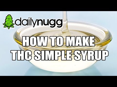 How to make THC Simple Syrup #cannabites