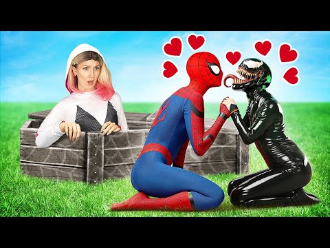 What Happened to Spider Gwen?!  Spider Man Vs Venom Girl