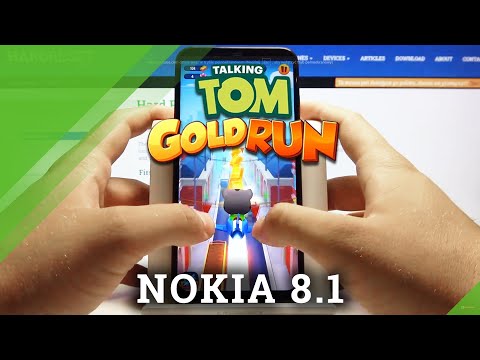 Talking Tom Gold Run on NOKIA 8.1 - Gaming Quality Test