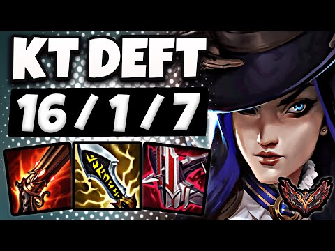 Caitlyn vs Miss Fortune ADC [ Deft + Pentakill ] Korea Grandmaster Patch 14.16 ✅