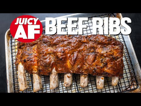 CRAZY JUICY BEEF BACK RIBS (OVEN BAKED AND SO EASY!) | SAM THE COOKING GUY