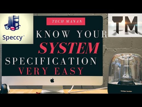 how to know your system/laptop specification speccy