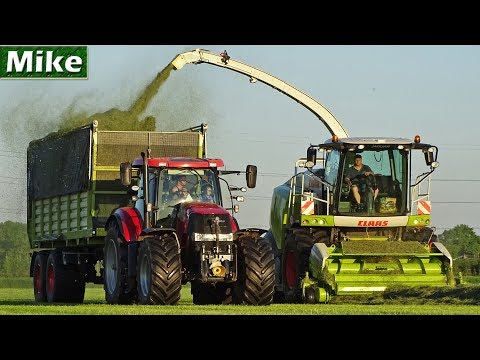 Grass Silage 2018 | Claas Jaguar 940 + Case Puma 230 | Fortra | Gras hakselen | Fendt | NL.