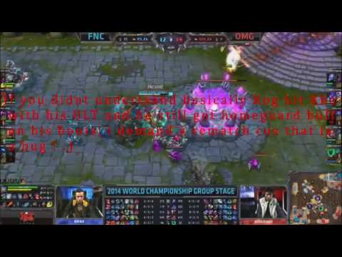 A bug decided the loss of Fnatic vs OMG, I demand a rematch.mp4