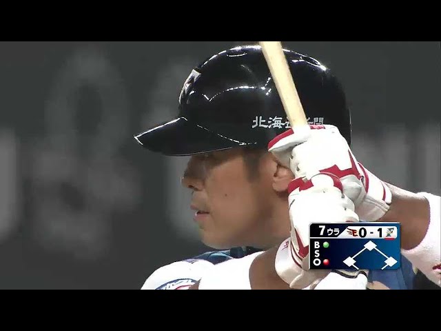 【7回裏】ファイターズ・稲葉 大飛球がセンターへ!! スタンドへ届くか!? 2014/10/5 F-E