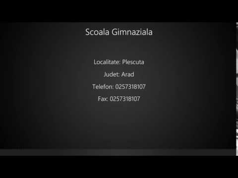 Scoala Gimnaziala Plescuta