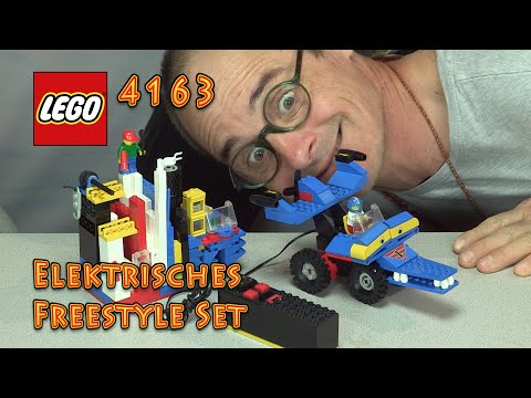 YouTube thumbnail: LEGO® 4163-1 Review: Elektrisches Freestyle Set eine wacklige Angelegenheit vom Jahr 1995 - LY-00457
