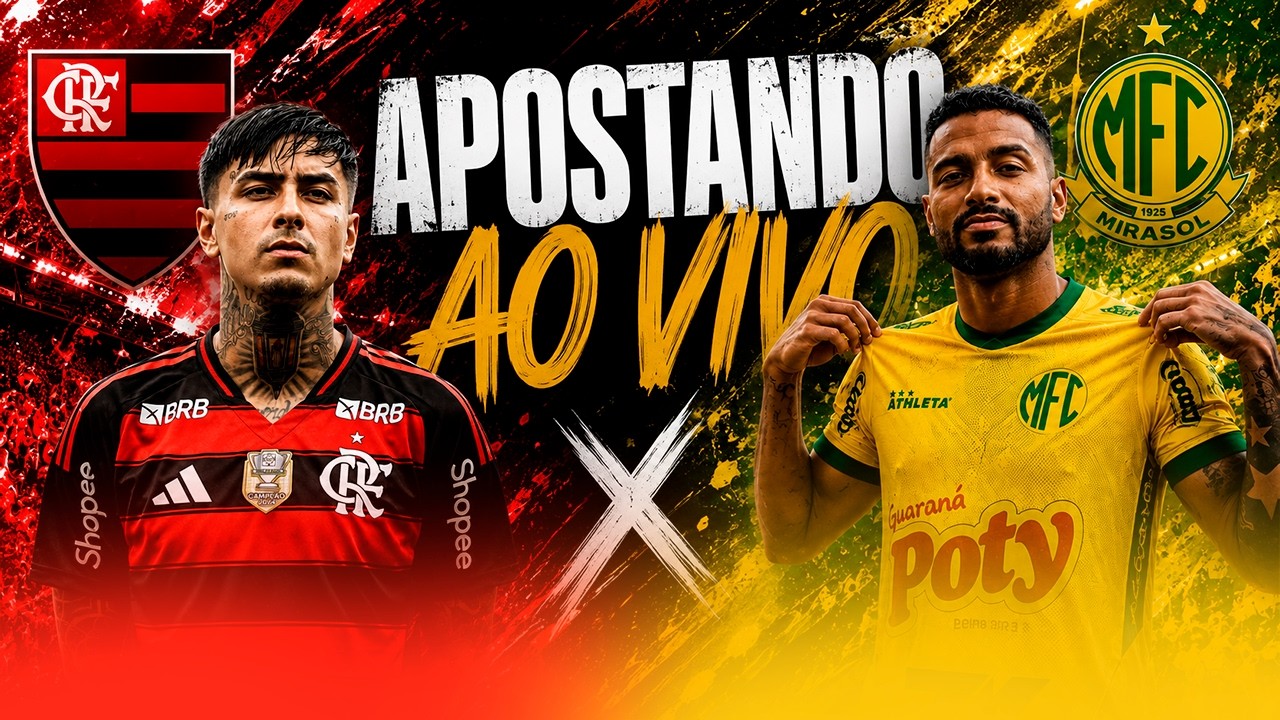 🔴 AO VIVO | FLAMENGO X MIRASSOL | REACT I APOSTAS AO VIVO - 02-09-26