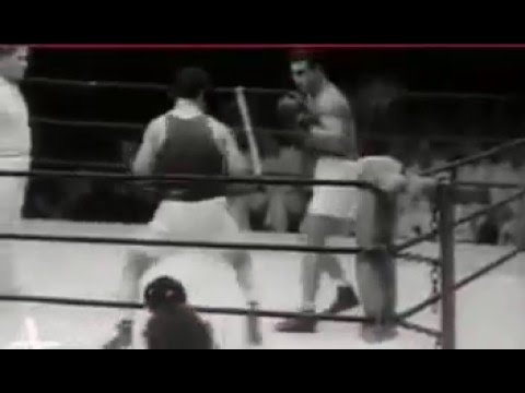 BOXING The ending of the World festival in Bucharest 1953 Laszlo Papp VS Givi Darbaiseli