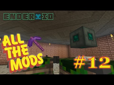 Minecraft : All The Mods 1.10.2 : #12 - EnderIO Travel Anchors & Dark Picks!