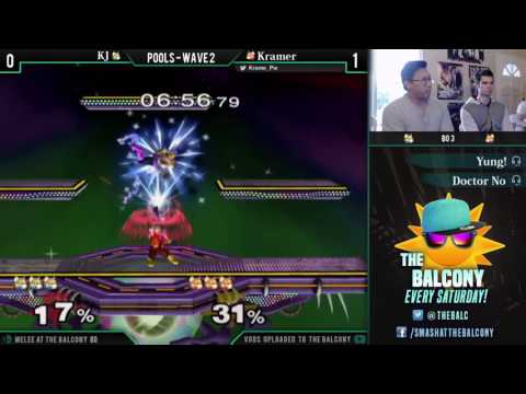 Melee @ the Balcony 80 - Pools ft. KJ (Fox) VS Kramer (Fox)