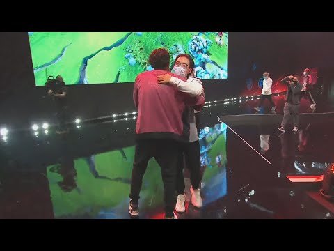 PSG.LGD showing love to Beastcoast AFTEr eliminating them