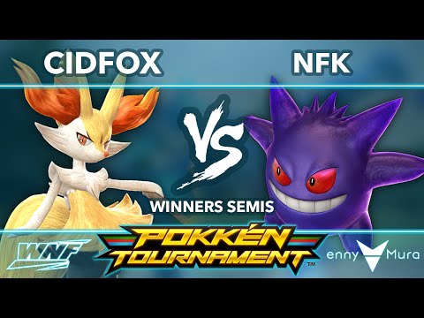 CGL | CidFox (Braixen) vs NFK (Gengar) WS - WNF Pokken 2 1