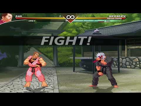 Dan vs Mr. Karate | Here You Go, FIGHT ! | CVS KOF vs SF
