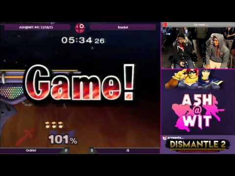 Ordrint (Marth) vs J$ (Falcon) - ASH@WIT #41 Melee Bracket