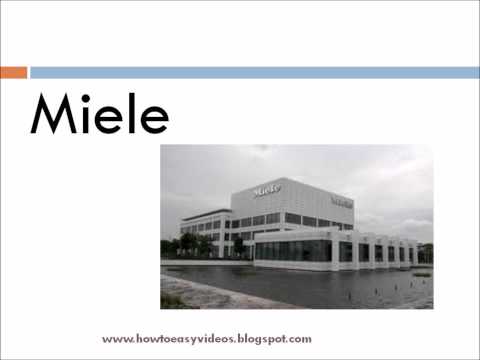 How to pronounce / say the brand name Miele
