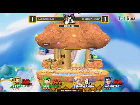 Ultra WBB #149 | blazingpasta & Cojam vs Big Dick Billy & Travisty - Winners Final - Super Smash Bro