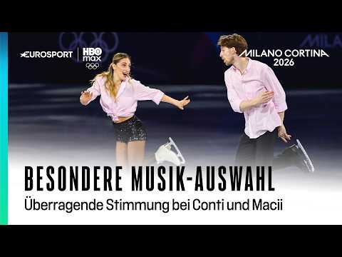 Macarena bis Cotton Eye Joe - Conti und Macii performen im Schaulauf I Olympia 2026 I Eiskunstlauf