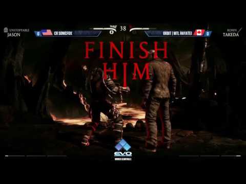 MKX: CR SonicFox vs Orbit | MTL Hayatei - EVO 2016 Top 8