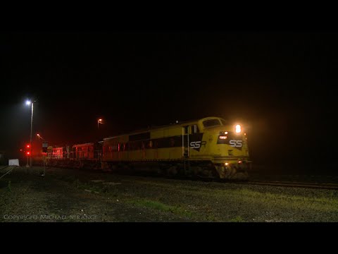 6KV7 SSR Grain Train Arrives At Gheringhap To Refuel - PoathTV Australian Railways