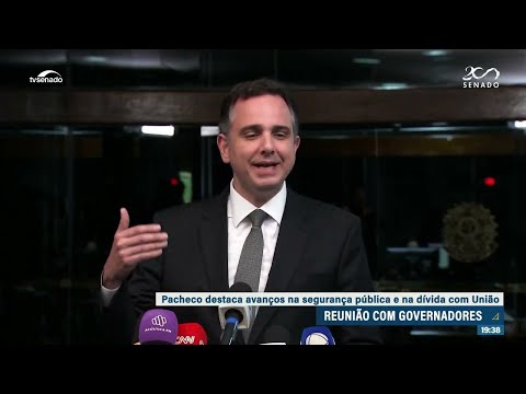 Dívidas e segurança pública na pauta dos governadores com Pacheco