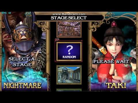 SilentWall (Nightmare) VS werD (Taki) #2 April062018 Soul Calibur II NetPlay