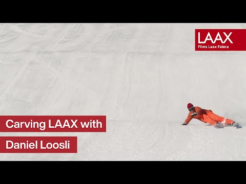 An early morning in LAAX skiing on perfectly groomed slopes | Following Loosli