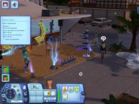 comment construire une scène dans les sims 3 showtime