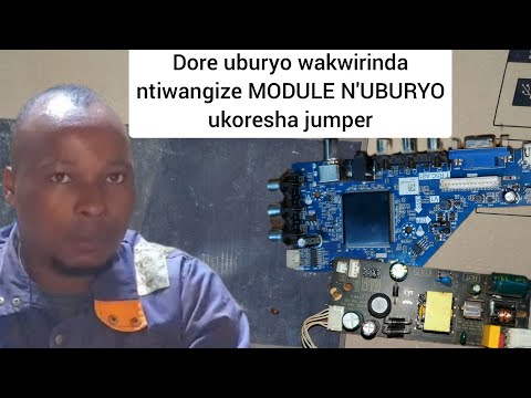 Dore uburyo uhindura imiriro ukoresheje jumper uburyo wakwirinda kugira  ngo  utangiza module.