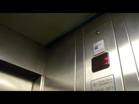 Interesting Walter&Meyer Roped Hydraulic Elevator/Lift, Toriparkki, Vaasa, Finland