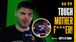 "TOUGH MOTHER F***ER!" | Filip Hrgovic IMMEDIATE reaction to HUGE win over David Adeleye 🔥