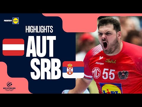 Austria vs Serbia | Highlights | Men's EHF EURO 2026