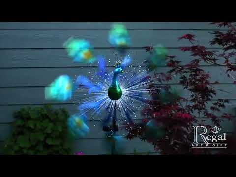 13425 Burst Solar Wind Spinner Peacock