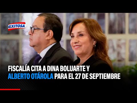 🔴🔵Muertes en protestas: Fiscalía cita a Dina Boluarte y Alberto Otárola para el 27 de septiembre