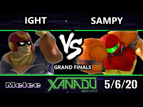 S@X 352 Onine Grand Finals - sampy (Samus) Vs. ight [L] (Captain Falcon) Smash Melee - SSBM