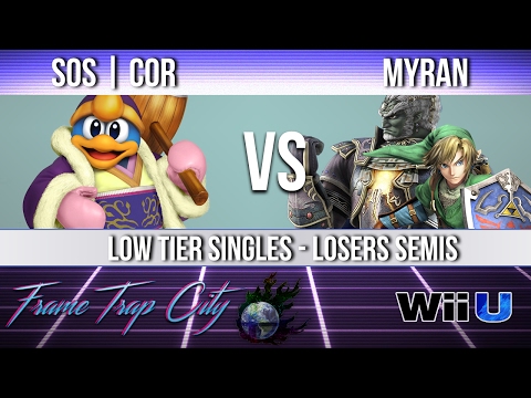 FTC - Cor (King Dedede) vs. Myran (Ganondorf/Link) - Low Tier Losers Semis - Smash Wii U