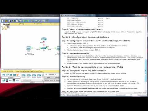 5.1.3.6 Packet Tracer - Configuring Router-on-a-Stick Inter-VLAN Routing